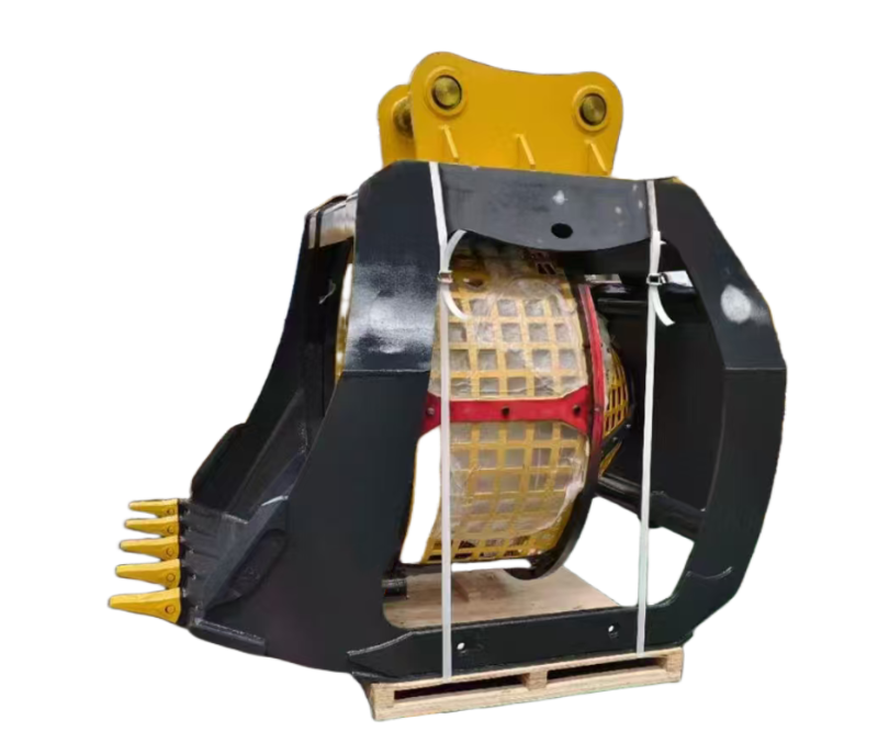 Rotary screening bucket